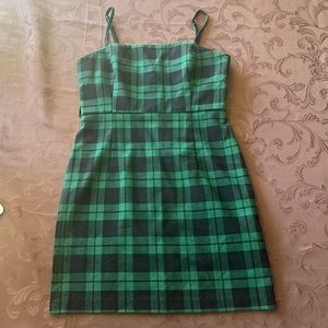 Forever 21 black/green mini dress